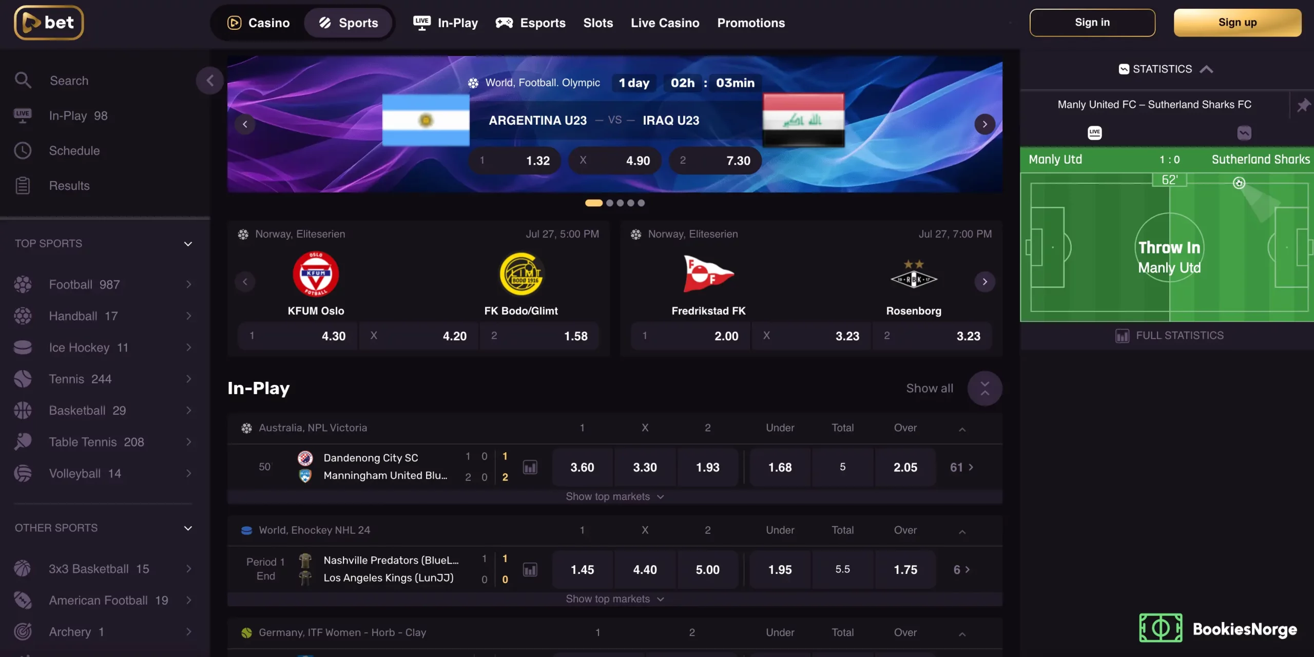 Anmeldelse av Playbet.io bookmaker